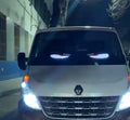 LEDs Ojos Animados para Parabrisas 19x1.33m — Programable por App